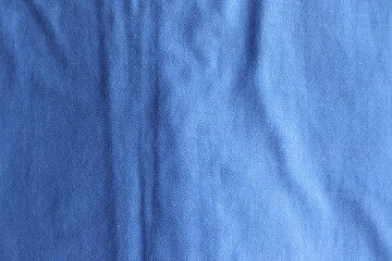 Blue fabric texture surface background