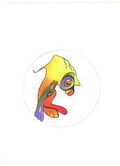 Image of inhabitants of space and other planets.Fictional characters, fantastic people,fairy animals and objects that come to life