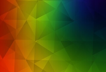 Obraz premium Dark Multicolor vector abstract mosaic backdrop.