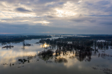 Millingen aan de Rijn, Netherlands - februari 2021