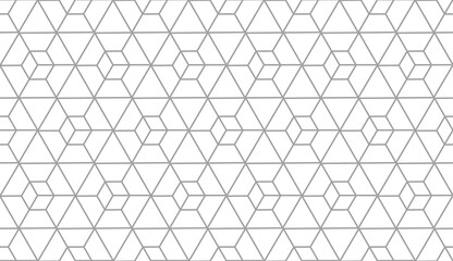 Naklejka premium The geometric pattern with lines. Seamless vector background. White and gray texture. Graphic modern pattern. Simple lattice graphic design.