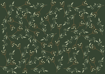 seamless pattern with flowers