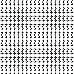 Abstract vector geometric seamless pattern. Black and white illustration.