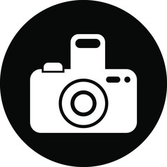 Camera Icon. Photography icon. Nature photography, geography, photo studio icon in vector illustration and flat style. 