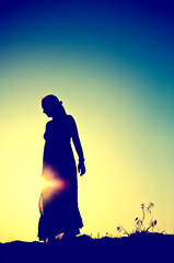 woman silhouette
