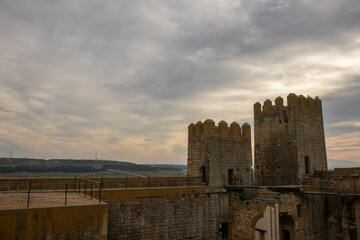 castle on a mountain
