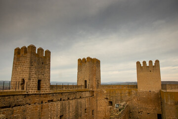 castle on a mountain
