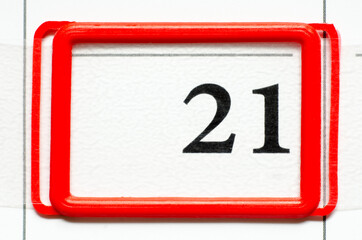 calendar date