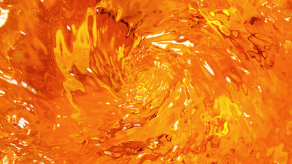 Abstract whirl shape of oil or alcoholic liquid