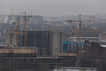 construction of apartment buildings in St. Petersburg