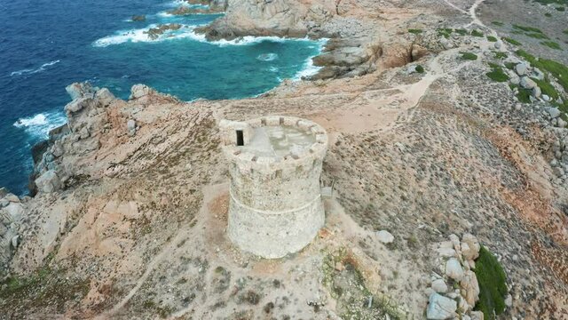 Flight over Torra d'Omigna in Ajaccio