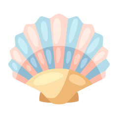 Illustration of seashell.