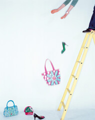 person on the roof of the house