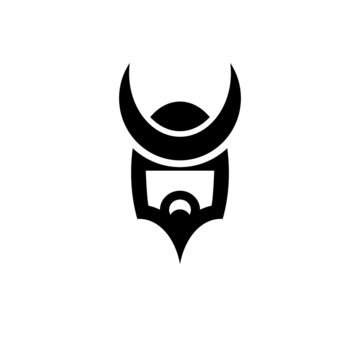 
Vector illustration of Viking logo, warrior of viking logo