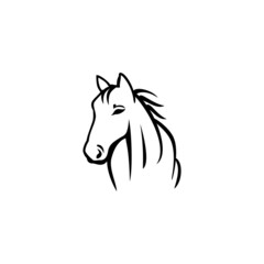 Obraz na płótnie Canvas Vector mascot, cartoon of horse, Vector illustration icons and logo design elements - horse vector