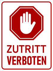 Zutritt verboten (