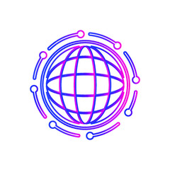 World icon. web, browsing, internet icon. globe icon. home internet, website, mail address icon.