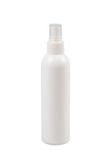 Plastic bottle with antiseptic isolated on a white background
