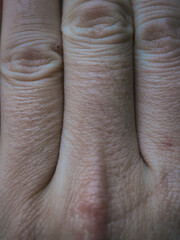 Texture of a hand, palmistry concept