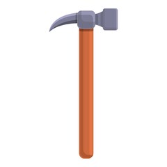 Sewerage hammer icon. Cartoon of sewerage hammer vector icon for web design isolated on white background