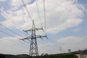 energy supply with a 380 kv power line