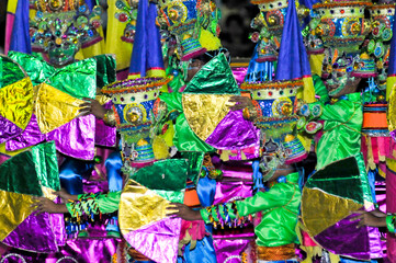 Fototapeta premium Masskara Festival, Bacolod, Philippines