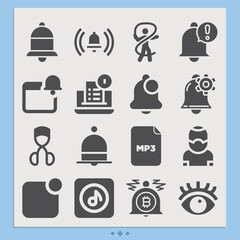 Fototapeta premium Simple set of abortion related filled icons.