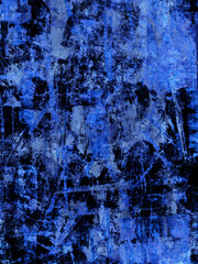 Abstract background with dark blue typographic oil paint.