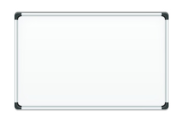 空白のホワイトボードのリアルなイラスト Realistic whiteboard illustration