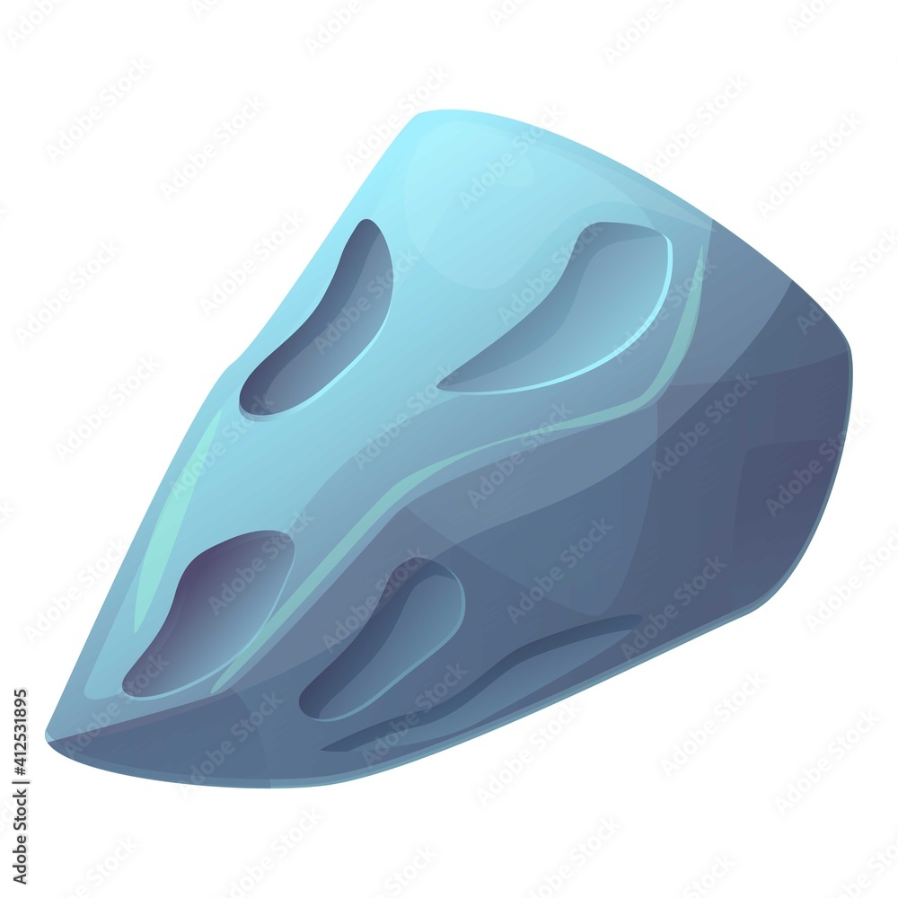 Aufkleber asteroid universe icon. cartoon of asteroid universe vector icon for web design isolated on white ba