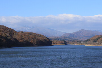 釜房湖の風景　（宮城県川崎町）
