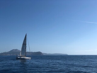 Fototapeta premium regata de veleros en Formentera