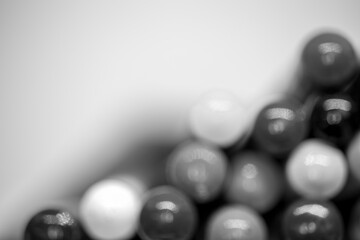 
colored dry crayons, close-up. macrophotography