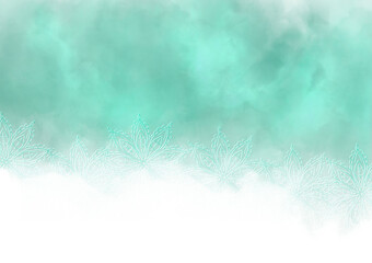 Aquarellfarbauftrag in verschiedenen Schattierungen und glänzenden Ornamenten - Hintergrunddesign mit Effekten