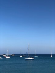 Regata de barcos veleros en Formentera Calpe