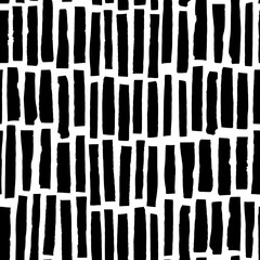 Hand Drawn Patterns Doodle Design with lines. Stripe seamless vector pattern.
