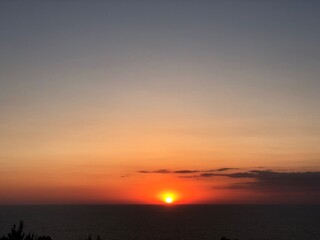 atardecer, mar, cielo, sol, acuático, nube, oceáno, amanecer, naturaleza, playa, anaranjada,...