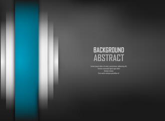 Abstract background of black origami paper. Vector illustration