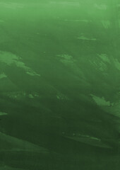 Green ink and watercolor texture on white paper background. Gradient paint strokes and decalcomania effect. Hand-painted gouache abstract image. Mess on the canvas.
