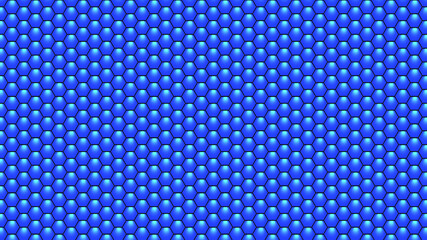 Deep blue hexagonal clear background for business presentation.