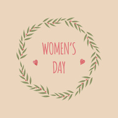 Obraz premium Card with flowers