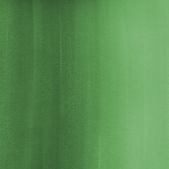 Green ink and watercolor texture on white paper background. Gradient paint strokes and decalcomania effect. Hand-painted gouache abstract image. Mess on the canvas.
