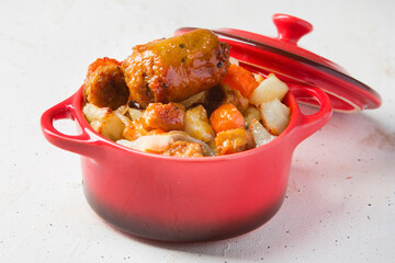 Homemade Irish Beef Stew with Carrots and Potatoes