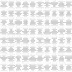 Seamless horizontal of dotted random chaotic line pattern. Vector Black background