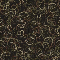 Seamless vector pattern with brushed lines in random direction texture