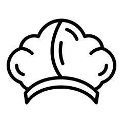 Hair Net disposable Concept Vector line Icon Design, Personal protective equipment Symbol on white background, Workplace health surveillance Sign, occupational safety and healthcare stock Illustration