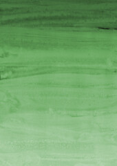 Obraz premium Green ink and watercolor texture on white paper background. Gradient paint strokes and decalcomania effect. Hand-painted gouache abstract image. Mess on the canvas.