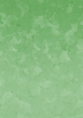 Green ink and watercolor texture on white paper background. Gradient paint strokes and decalcomania effect. Hand-painted gouache abstract image. Mess on the canvas.