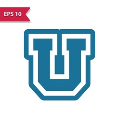 University Logo Icon. Professional pixel-aligned icon in glyph style.