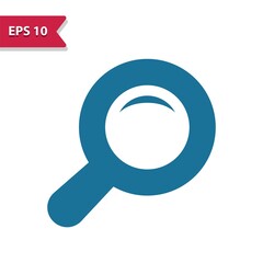 Magnifying Glass - Magnifier Icon. Professional pixel-aligned icon in glyph style.